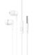 Навушники дротові вакуумні Hoco M97 з мікрофоном Jack 3.5 колір білий ЦБ-00208019 SKT000883896 фото 2