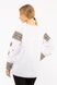 Жіноча сорочка-вишиванка 54 колір білий ЦБ-00197537 SKT000861293 фото 3