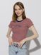 Жіноча футболка слім 40 колір бордовий ЦБ-00219011 SKT000906013 фото 1