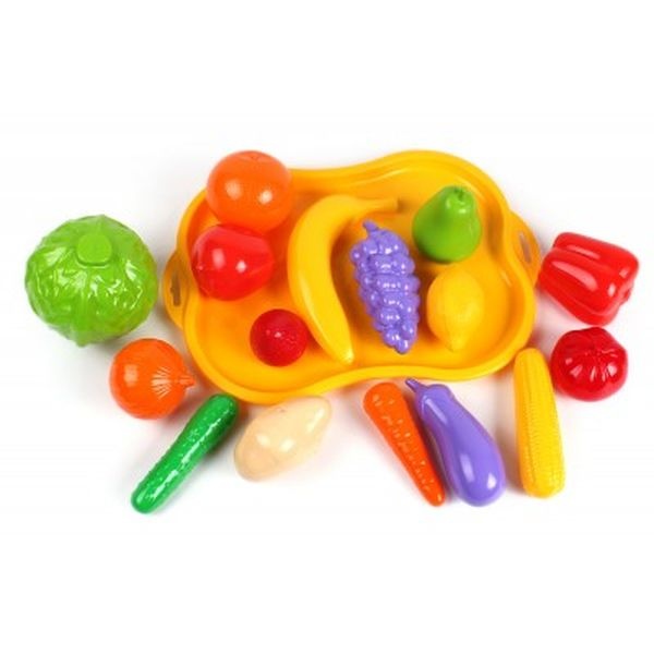 Іграшка "Набір фруктів та овочів" колір різнокольоровий ЦБ-00151220 SKT000515853 фото