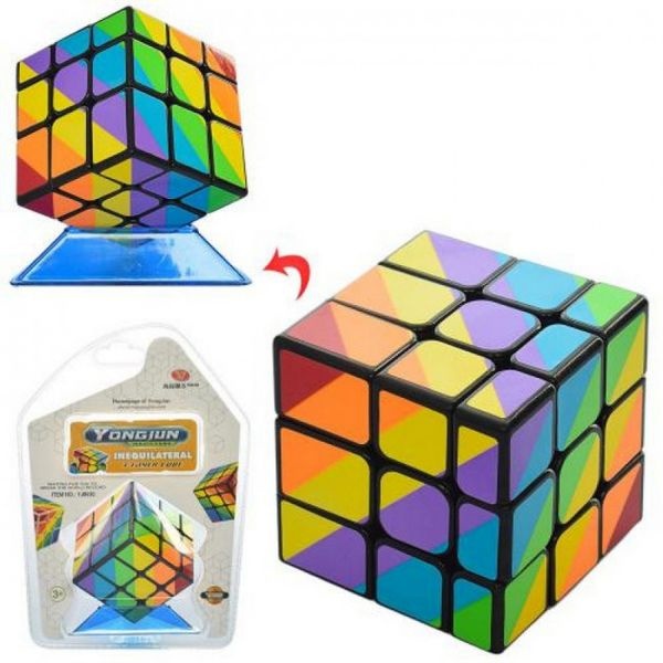 Кубик 3х3 колір різнокольоровий ЦБ-00143547 SKT000499362 фото