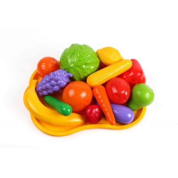 Іграшка "Набір фруктів та овочів" колір різнокольоровий ЦБ-00151220 SKT000515853 фото