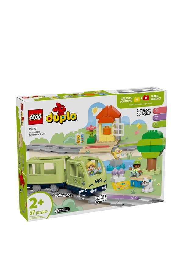 Конструктор LEGO DUPLO - Інтерактивний пригодницький потяг, 57 деталей 10427 ЦБ-00283684 фото