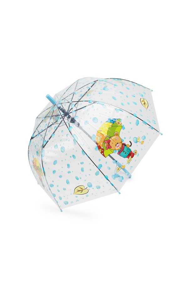 Прозрачный зонтик для девочки цвет голубой ЦБ-00248630 SKT000989697 фото
