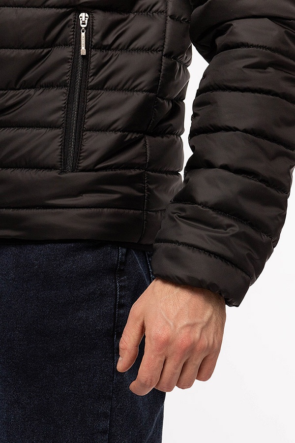 Мужская куртка 48 цвет черный ЦБ-00197760 SKT000861884 фото