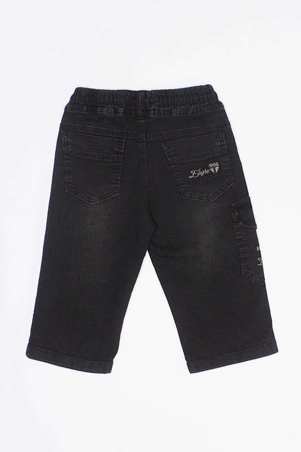 Джинсовые шорты для мальчика 146 цвет черный ЦБ-00159786 SKT000540180 фото