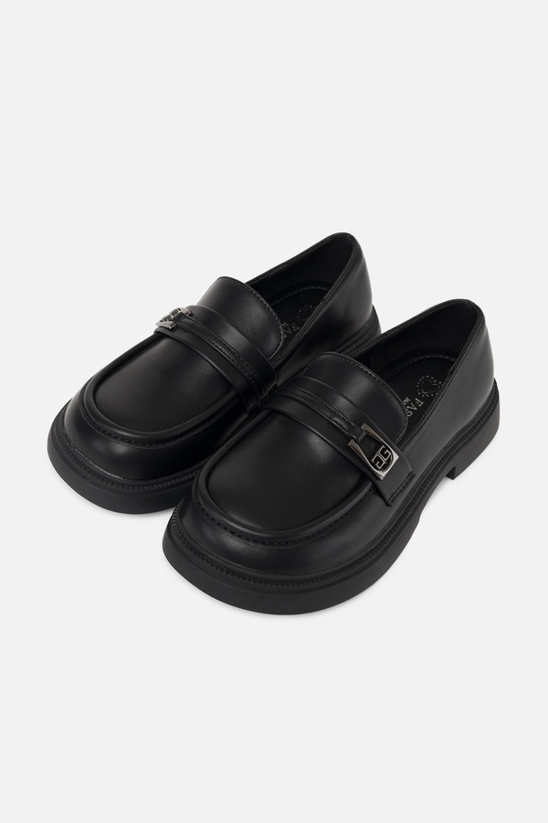 Туфли на плоской подошве для девочки 30 цвет черный ЦБ-00251102 SKT000995570 фото