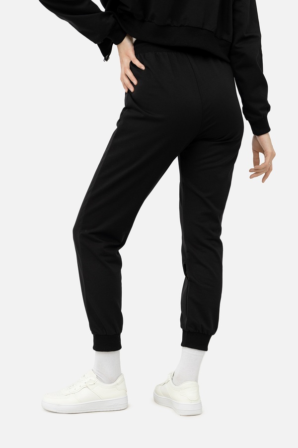 Жіночі спортивні штани 44 колір чорний ЦБ-00239096 SKT000957901 фото