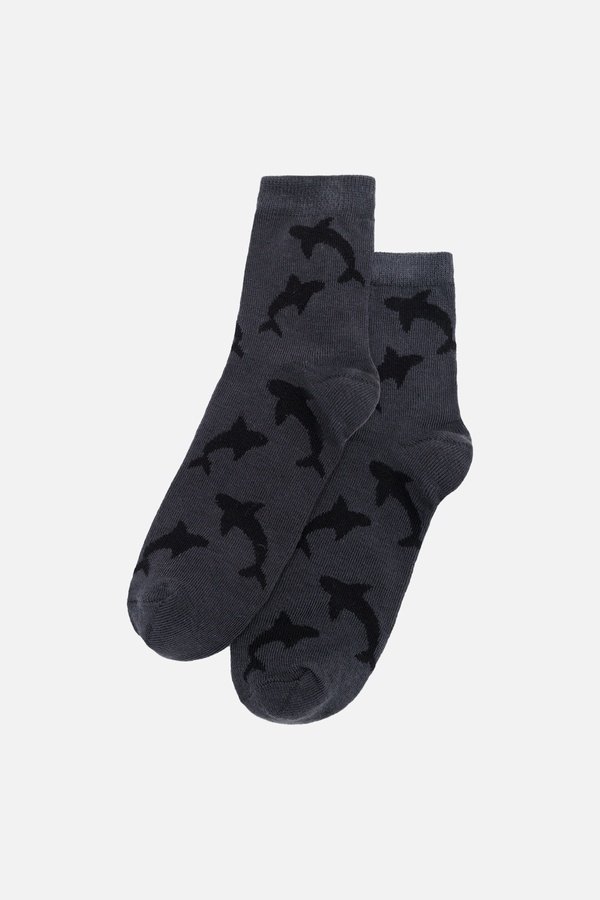 Шкарпетки для хлопчика 31-34 колір темно-сірий ЦБ-00244169 SKT000978089 фото