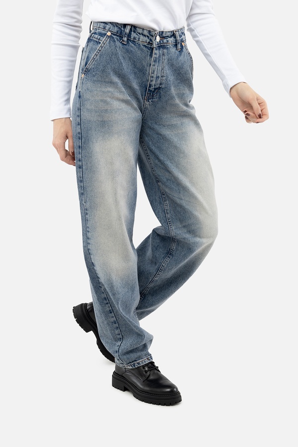 Жіночі джинси 46 колір синій ЦБ-00241686 SKT000962434 фото