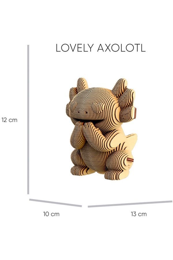 Картонний конструктор "Cartonic 3D Puzzle AXOLOTLS TRIO" Cartonic CARTTRIOAXOL ЦБ-00287126 фото