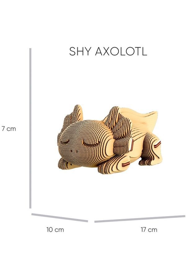 Картонний конструктор "Cartonic 3D Puzzle AXOLOTLS TRIO" Cartonic CARTTRIOAXOL ЦБ-00287126 фото