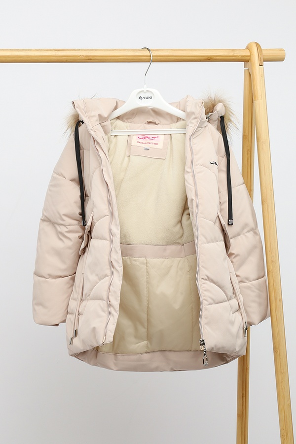 Куртка для дівчинки 98 колір молочний ЦБ-00221257