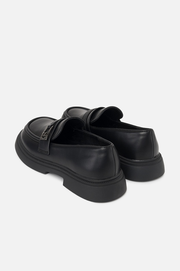 Туфли на плоской подошве для девочки 30 цвет черный ЦБ-00251102 SKT000995570 фото