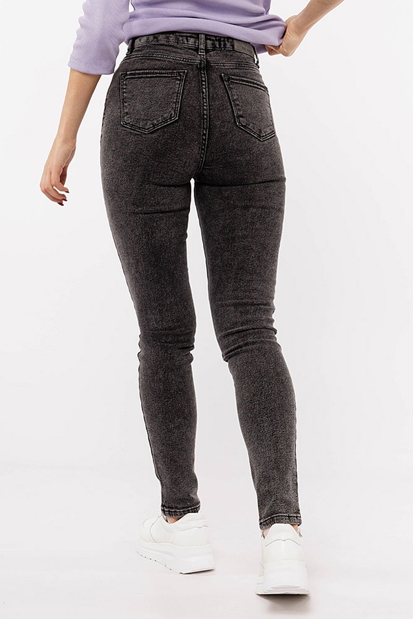 Жіночі джинси 34 колір сірий ЦБ-00201399 SKT000870236 фото