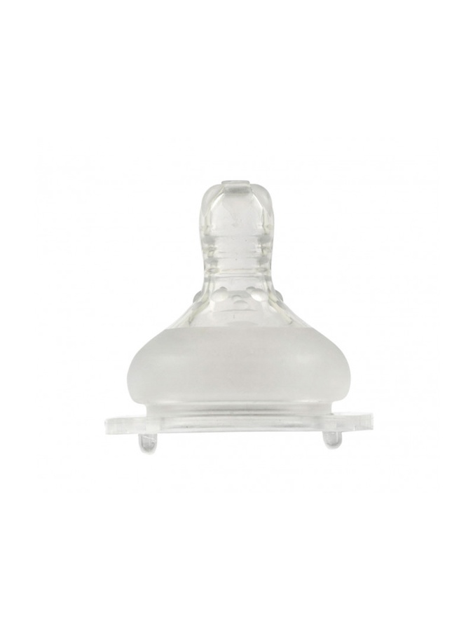 Соска силиконовая антиколиковая для бутылочек с широким горлом цвет прозрачный ЦБ-00193781 SKT000852915 фото