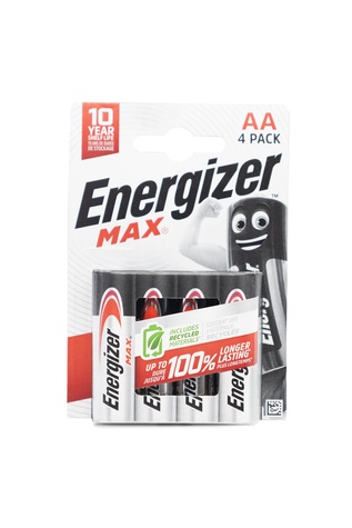 Батарейки Energizer MAX AA BP4 колір різнокольоровий ЦБ-00257988 SKT001015005 фото