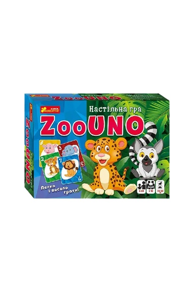 Настольная игра "Зооуно" цвет разноцветный ЦБ-00196102 SKT000858609 фото