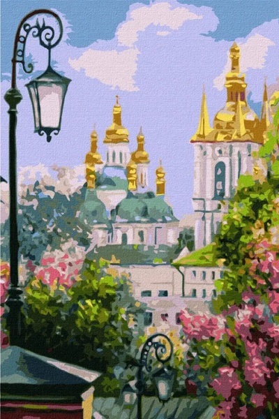 Набор для росписи по номерам "Киев золотоверхий весной" 40х50см цвет разноцветный ЦБ-00213960 SKT000895334 фото