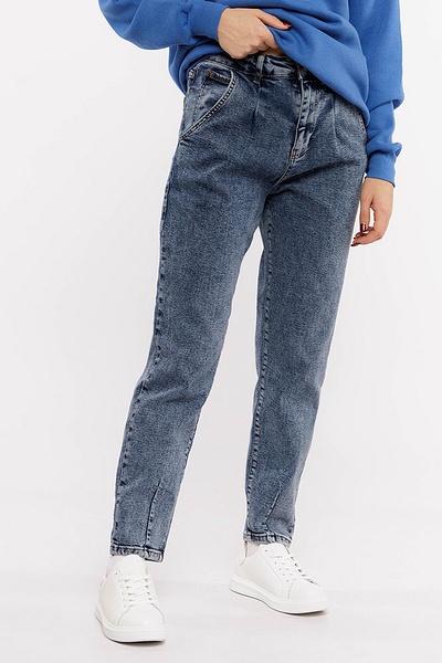 Жіночі джинси 56 колір блакитний ЦБ-00202931 SKT000873220 фото