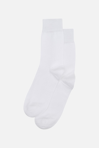 Чоловічі шкарпетки 43-45 колір білий ЦБ-00245269 SKT000981088 фото