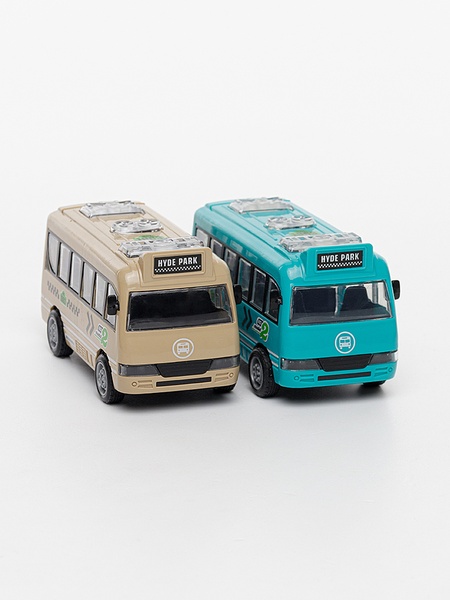 Іграшка - металевий автобус колір різнокольоровий ЦБ-00226007 SKT000923425 фото