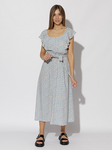 Жіноча довга сукня 44 колір блакитний ЦБ-00219264 SKT000906834 фото