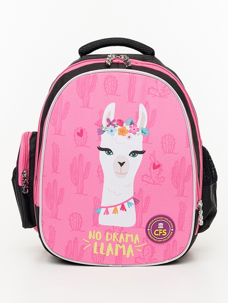 Рюкзак школьный "Lama" цвет розово-черный ЦБ-00126656 SKT000464782 фото