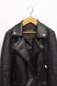Куртка-косуха коротка жіноча 42 колір чорний ЦБ-00158145 SKT000535668 фото 4