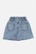 Джинсовые шорты для девочки 158 цвет голубой ЦБ-00243898 SKT000969717 фото 3