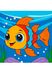 Набор для росписи по номерам для детей "Мечтательная рыбка" цвет разноцветный ЦБ-00255692 SKT001007959 фото 1