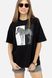 Жіноча футболка з коротким рукавом 44 колір чорний ЦБ-00246210 SKT000983857 фото 4