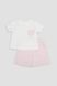 Костюм с шортами для девочки 86 цвет белый ЦБ-00242438 SKT000964602 фото 1