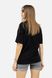 Жіноча футболка з коротким рукавом 44 колір чорний ЦБ-00246210 SKT000983857 фото 3
