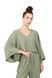 Блуза жіноча колір хакі 44