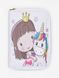 Гаманець для дівчинки "Принцеса з єдинорогом" колір білий ЦБ-00219698 SKT000907903 фото 1