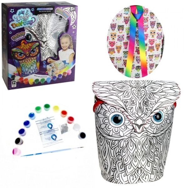 Креативна творчість "My Color Owl-Bag" рюкзачок-сова колір різнокольоровий ЦБ-00120091 SKT000452676 фото