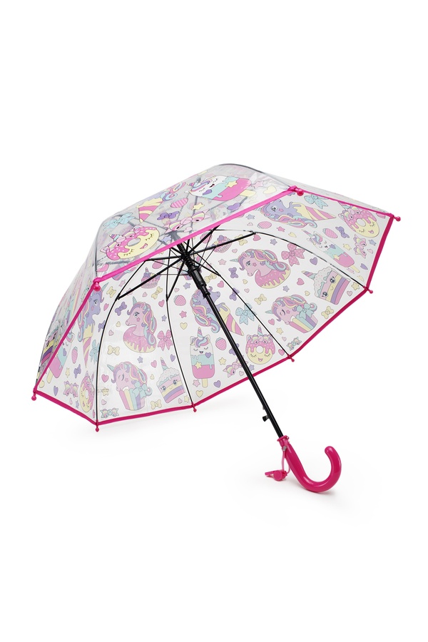 Прозора парасолька для дівчинки колір рожевий ЦБ-00248631 SKT000989698 фото