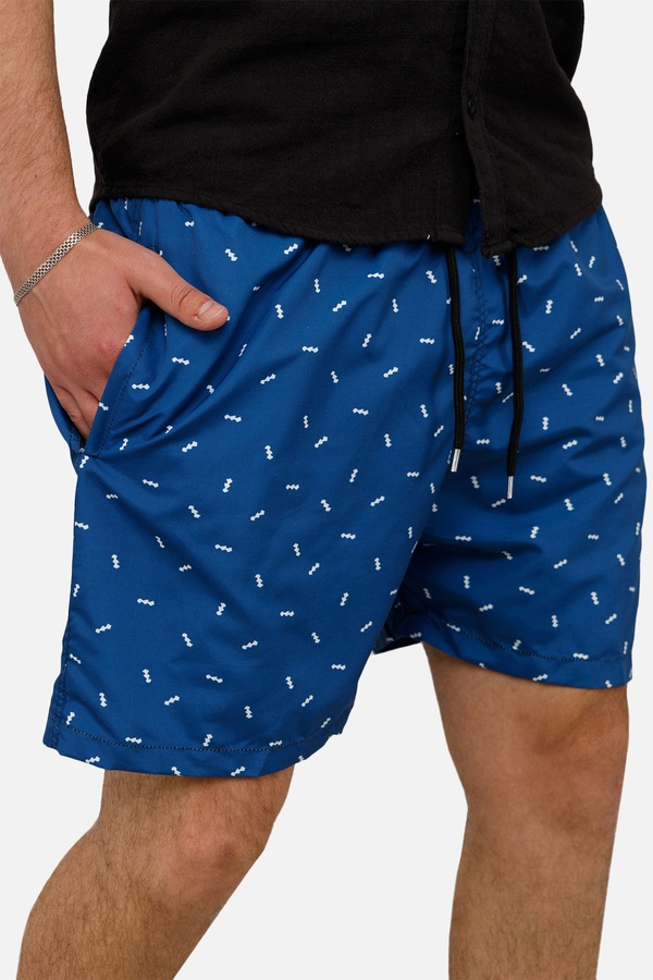 Чоловічі пляжні шорти 44 колір темно-синій ЦБ-00250598 SKT000993708 фото