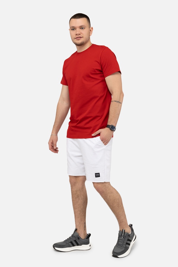 Чоловіча футболка з коротким рукавом 44 колір червоний ЦБ-00242134 SKT000963611 фото