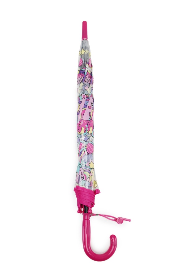 Прозрачный зонтик для девочки цвет розовый ЦБ-00248631 SKT000989698 фото