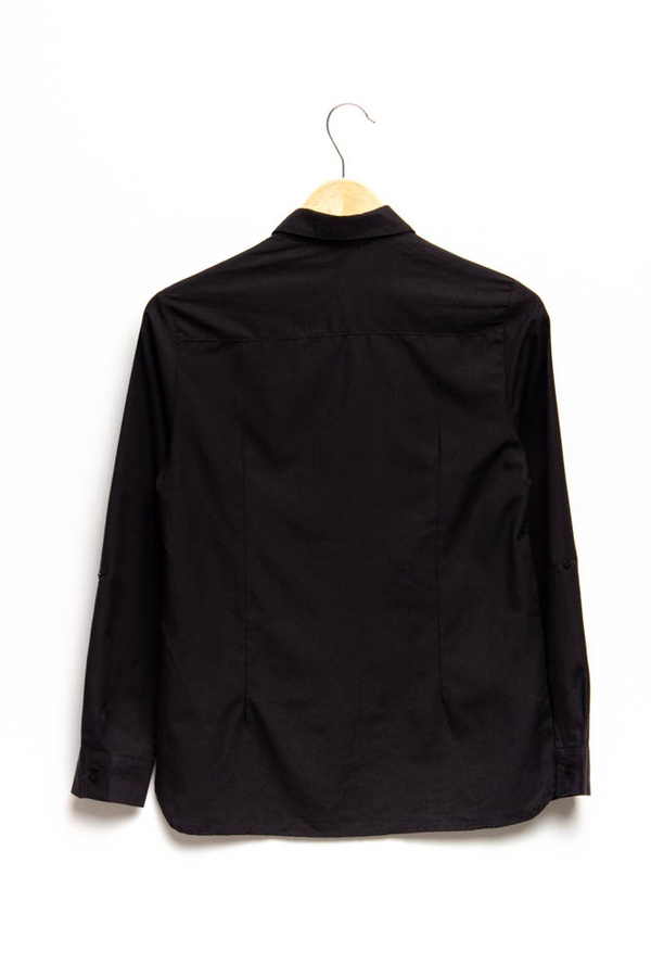 Рубашка женская прямая цвет черный ЦБ-00157402 SKT000533549 фото