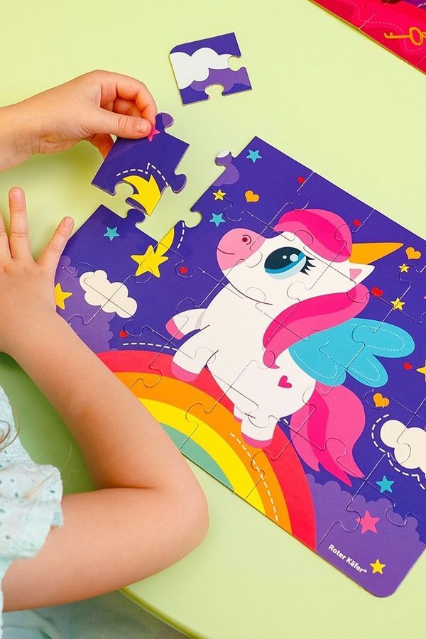 Картонні пазли - Єдиноріг Roter Kafer Vladi Toys RK1130-07 ЦБ-00283634 фото