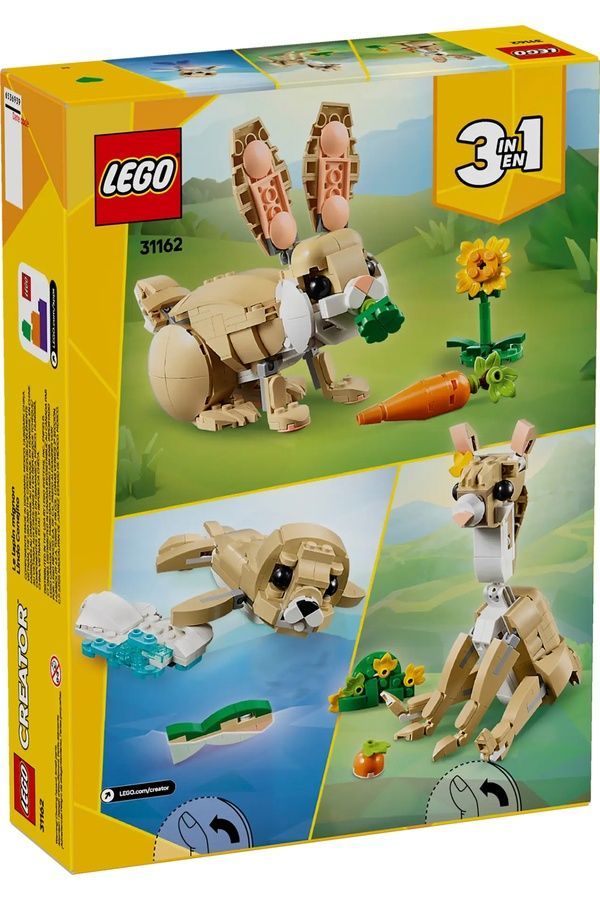 Конструктор LEGO Creator - Чарівне кроленя, 326 деталей 31162 ЦБ-00283685 фото
