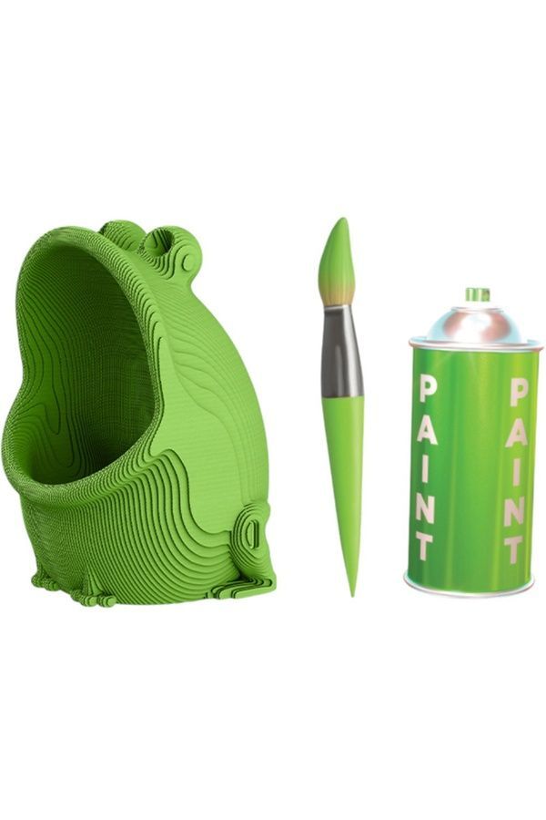 Картонний конструктор "Cartonic 3D Puzzle FROGGY" Cartonic CARTFROGHOL ЦБ-00287128 фото
