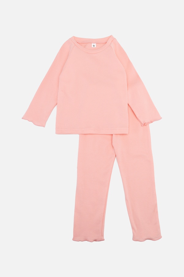 Пижама с длинным рукавом для девочки 92 цвет розовый ЦБ-00246701 SKT000985189 фото