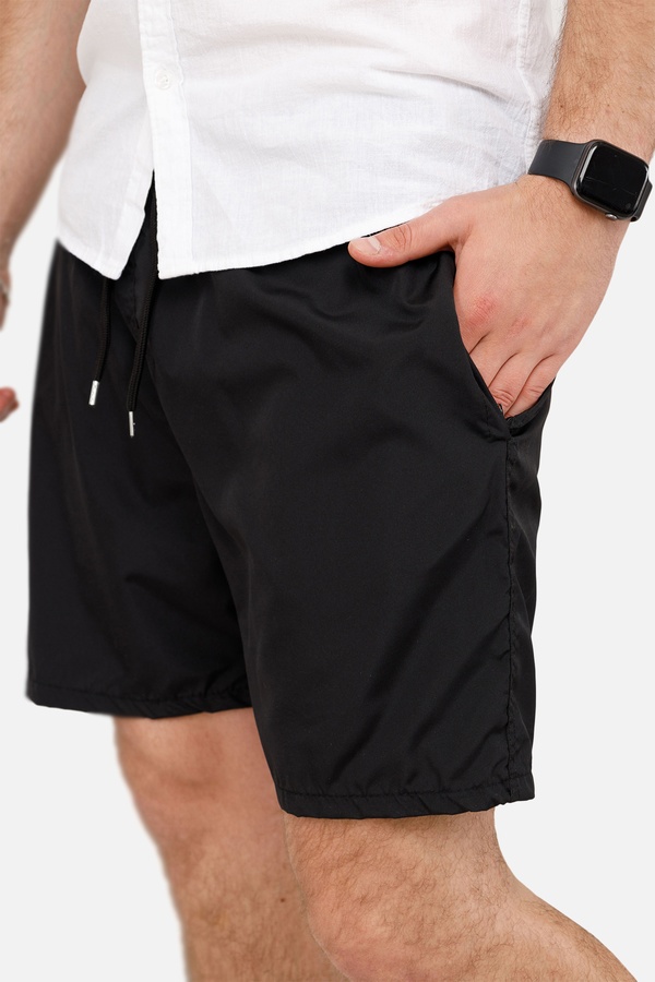 Мужские пляжные шорты 44 цвет черный ЦБ-00250604 SKT000993750 фото
