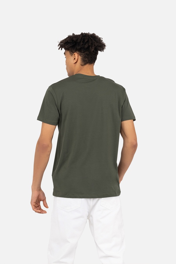 Чоловіча футболка з коротким рукавом 54 колір хакі ЦБ-00243198 SKT000967390 фото