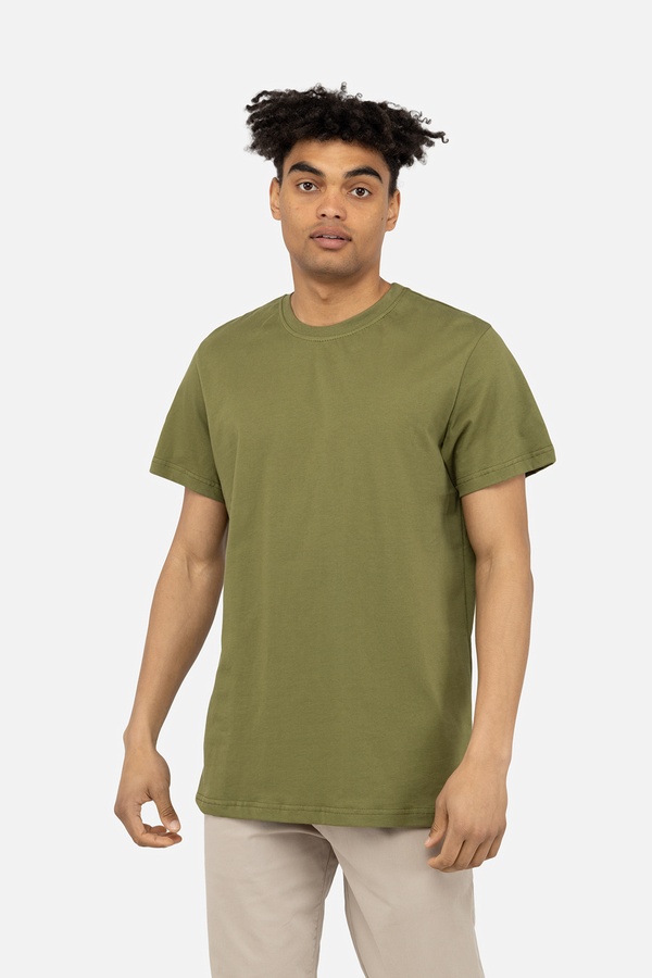 Чоловіча футболка з коротким рукавом 44 колір хакі ЦБ-00242141 SKT000963653 фото