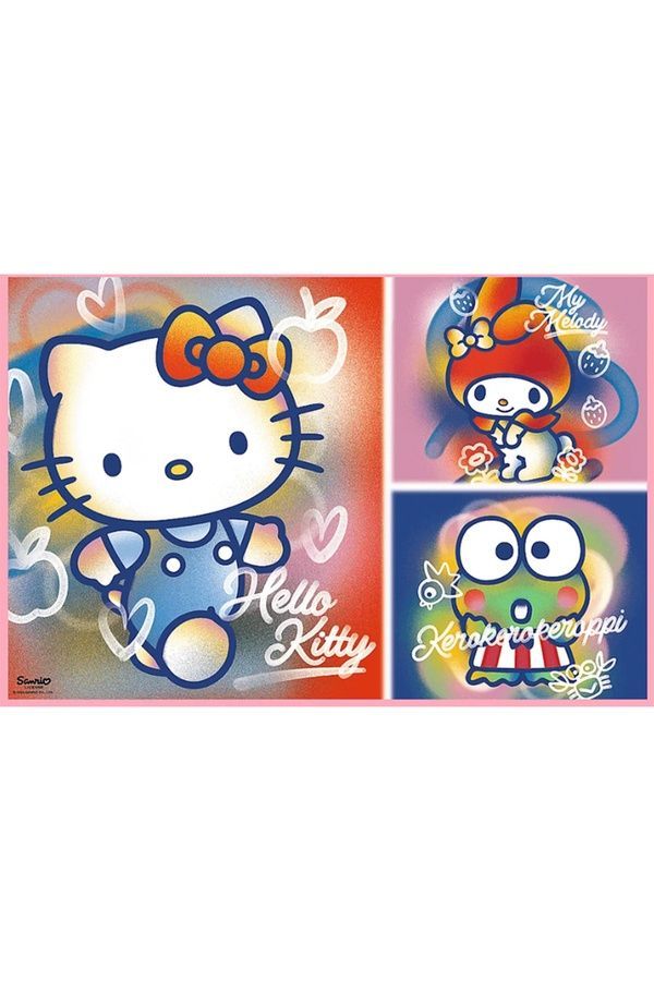 Пазли Trefl &laquo;2x200: Hello Kitty. Вітаю Кітті та друзів&raquo; Trefl 13336 ЦБ-00295296 фото